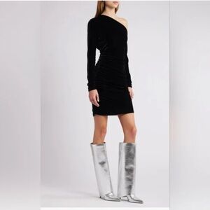 Metallic Silver Nyomi Tall Boot | Open Edit | US W9.5 | NWOT